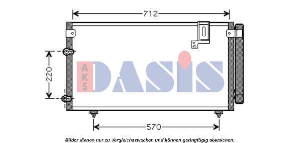 AKS DASIS Kondensators, Gaisa kond. sistēma 212061N